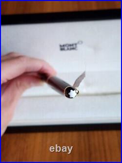 $520 New 100% Auth Montblanc Meisterstück Black Resin Ballpoint Pen