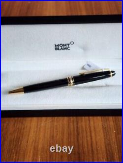 $520 New 100% Auth Montblanc Meisterstück Black Resin Ballpoint Pen