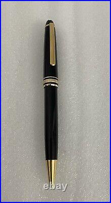 An Earlier Montblanc Meisterstuck Classique Ballpoint Pen Black Resin Gold Trim