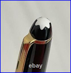 An Earlier Montblanc Meisterstuck Classique Ballpoint Pen Black Resin Gold Trim