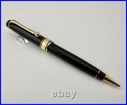 Aurora Optima Black Gold Trim Ballpoint Pen