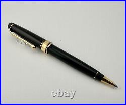 Aurora Optima Black Gold Trim Ballpoint Pen