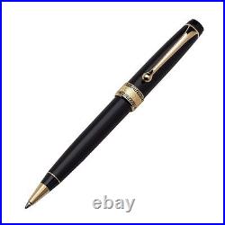 Aurora Optima Resin Ballpoint Pen Black With Gold Trim New in Box AU-998N