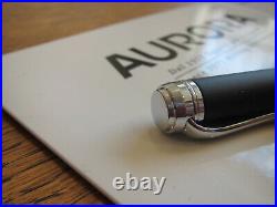 Aurora Talentum Black rubberized resin ballpoint pen D31 MINT