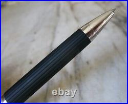 Beautiful Ballpoint Pen JORG HYSEK IN Resin Black & Chrome Finish Gadroons +