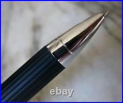 Beautiful Ballpoint Pen JORG HYSEK IN Resin Black & Chrome Finish Gadroons +