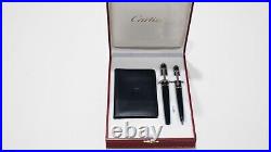 Cartier Diabolo Ballpoint Pen & Bifold Wallet Men's Set