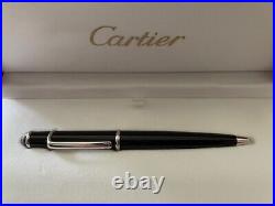 Cartier Mini Diabolo Ballpoint Pen with black ink NEW with box and papers