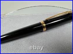 Cartier R De Cartier Black Composite Gold Plated Ballpoint Pen ST240005