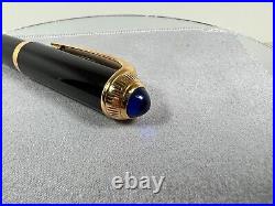 Cartier R De Cartier Black Composite Gold Plated Ballpoint Pen ST240005