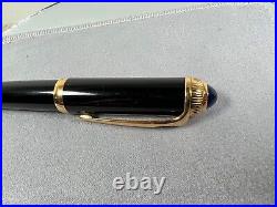 Cartier R De Cartier Black Composite Gold Plated Ballpoint Pen ST240005