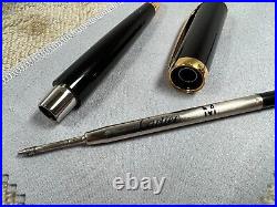 Cartier R De Cartier Black Composite Gold Plated Ballpoint Pen ST240005