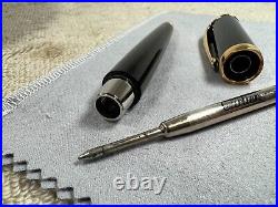 Cartier R De Cartier Black Composite Gold Plated Ballpoint Pen ST240005