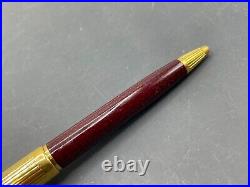 Cartier de Louis Special Edition Burgundy Red Lacquer Gold Plating Ballpoint Pen