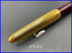 Cartier de Louis Special Edition Burgundy Red Lacquer Gold Plating Ballpoint Pen