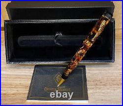 Conway Stewart Classic Brown Churchill Ballpoint Pen with box & papers