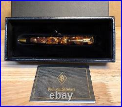 Conway Stewart Classic Brown Churchill Ballpoint Pen with box & papers