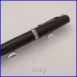 Curtis Black Resin Ballpoint pen with Sterling Silver Appointment in Australia