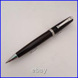 Curtis Black Resin Ballpoint pen with Sterling Silver Appointment in Australia