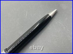 Davidoff Cigars (Omas) Italy Ballpoint Pen Black Resin Silver Trim New Old Stock