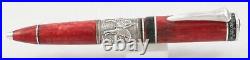 Delta Garibaldi Red & Sterling Silver Ltd Ed Ballpoint Pen 2007 New In Box