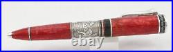 Delta Garibaldi Red & Sterling Silver Ltd Ed Ballpoint Pen 2007 New In Box