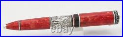 Delta Garibaldi Red & Sterling Silver Ltd Ed Ballpoint Pen 2007 New In Box