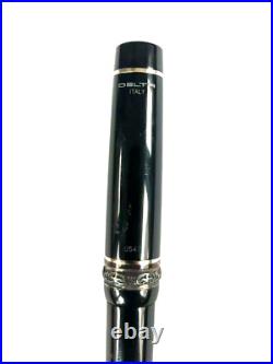 Delta What Else WE Aromatherapy Ball Point Pen, BLACK Resin VGC Italy RARE