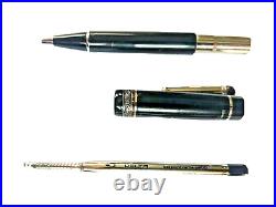 Delta What Else WE Aromatherapy Ball Point Pen, BLACK Resin VGC Italy RARE