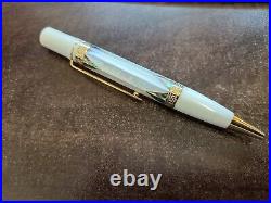 Discontinued Danitrio Brillante Ballpoint Pen Mother Of Pearl / Abalon