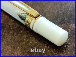 Discontinued Danitrio Brillante Ballpoint Pen Mother Of Pearl / Abalon