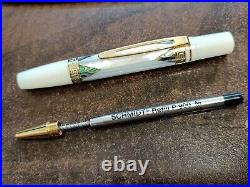 Discontinued Danitrio Brillante Ballpoint Pen Mother Of Pearl / Abalon