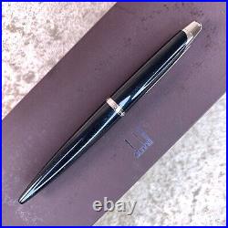 Dunhill Ballpoint Pen AD1800 Black Glitter Resin with Case & Card