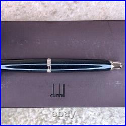 Dunhill Ballpoint Pen AD1800 Black Glitter Resin with Case & Card