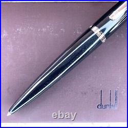 Dunhill Ballpoint Pen AD1800 Black Glitter Resin with Case & Card