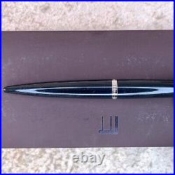 Dunhill Ballpoint Pen AD1800 Black Glitter Resin with Case & Card