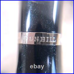 Dunhill Ballpoint Pen AD1800 Black Glitter Resin with Case & Card