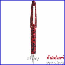 Esterbrook Estie Scarlet Palladium Plate Trim Ballpoint Pen ESC929