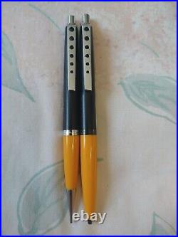 Genuine Montblanc Carrera Black & Yellow Plastic Ball Point Pen, Pencil Germany