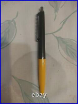 Genuine Montblanc Carrera Black & Yellow Plastic Ball Point Pen, Pencil Germany