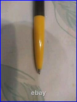 Genuine Montblanc Carrera Black & Yellow Plastic Ball Point Pen, Pencil Germany