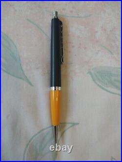 Genuine Montblanc Carrera Black & Yellow Plastic Ball Point Pen, Pencil Germany