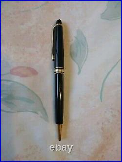 Genuine Montblanc Meister Stuck Black Resin Ball Point Pen Made In Germany #1