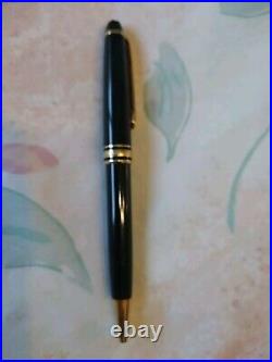 Genuine Montblanc Meister Stuck Black Resin Ball Point Pen Made In Germany #1