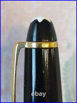 Genuine Montblanc Meister Stuck Black Resin Ball Point Pen Made In Germany #1