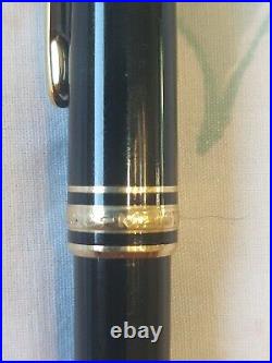 Genuine Montblanc Meister Stuck Black Resin Ball Point Pen Made In Germany #1