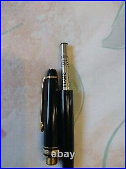 Genuine Montblanc Meister Stuck Black Resin Ball Point Pen Made In Germany #1