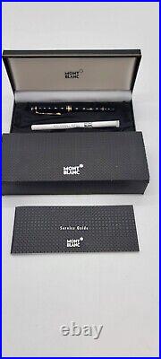 Genuine Montblanc Meisterstuck Black and Gold Ballpoint Pen Germany with Case! NEW