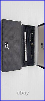 Genuine Montblanc Meisterstuck Black and Gold Ballpoint Pen Germany with Case! NEW