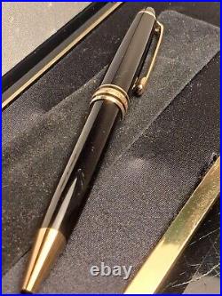 MONTBLANC BLACK MEISTERSTRUCK BALLPOINT PEN GERMANY WithBOX